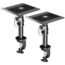 suptek Clamp-on Speaker Stand Desk Mount Set, 9.6