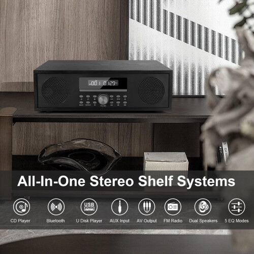 Compact Stereo System for Home, Vintage Micro HiFi 1