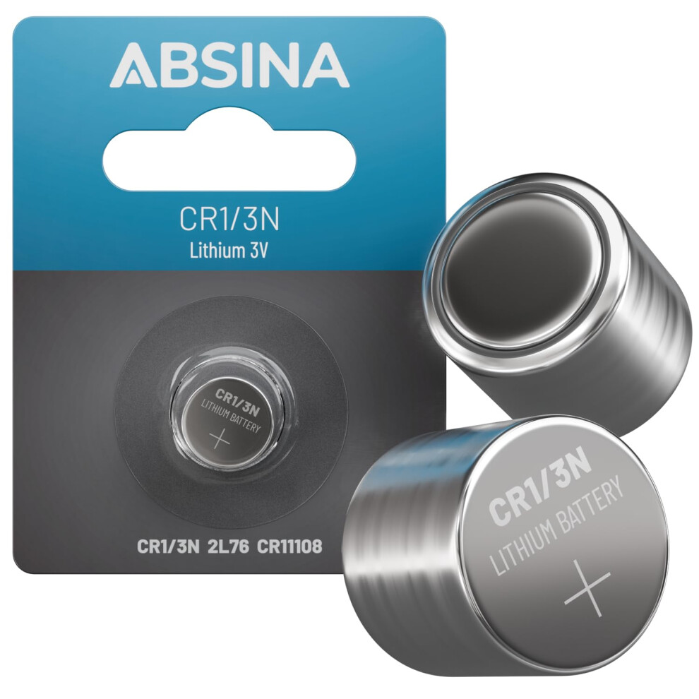 Absina Cr1/3N Battery Lithium 3V Â Leakproof Cr1/3 83705991