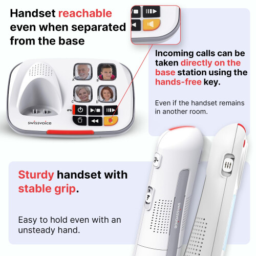 SWISSVOICE - Xtra 2355 - DECT - Cordless Phone - L 2