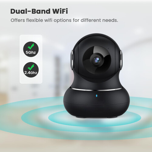 litokam 5G Indoor Camera, 5MP Little elf camera, W 2