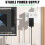 12V 3A 36W Power Supply Cable Adapter, AC 100-240V 6