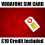 Vodafone SIm card 10 preloaded Pay as You Go 1