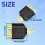 YIMATEECO RCA Splitter Adapter, 5Pcs RCA Y Adapter 2