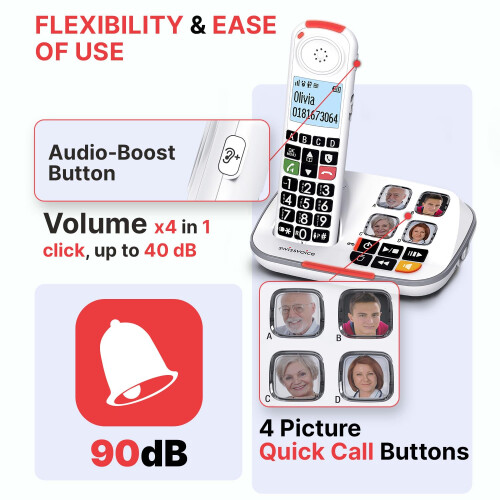SWISSVOICE - Xtra 2355 - DECT - Cordless Phone - L 1
