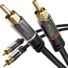 KabelDirekt – RCA Cable, 22 RCA to RCA plugs, Coa