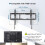 BONTEC TV Wall Bracket for 17-86 inch LED LCD OLED 5