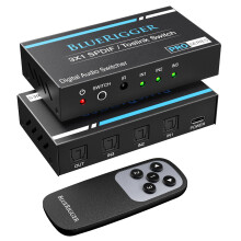 BlueRigger Digital Toslink Optical 3x1 Switch - (L