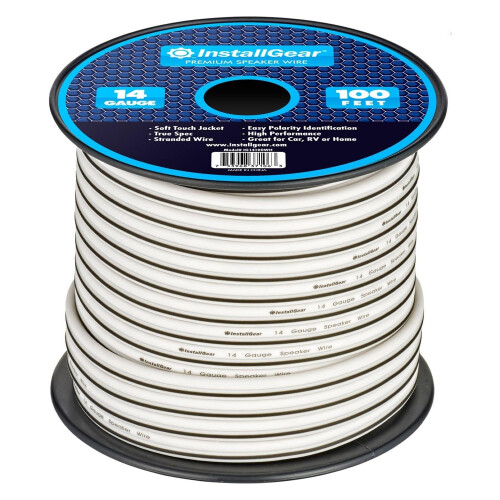 Installgear Premium 14 Gauge AWG Speaker Cable for