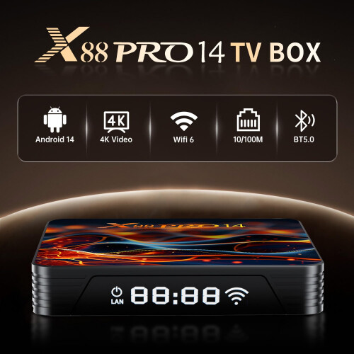 Android 14.0 TV Box, Android Boxes with 2GB RAM 16 1