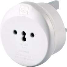 Go Travel Italian/Swiss to UK Earthed Adaptor (Ada