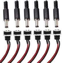 RUNCCI-YUN 6 pcs 5.5 x 2.1 MM DC Power Jack Socket