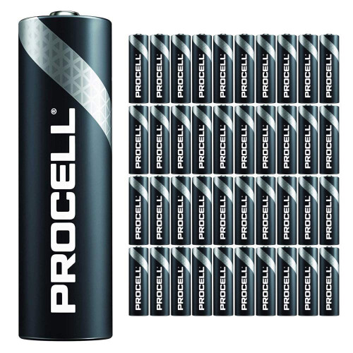 Duracell 40 Pack - Duracell Procell AA Batteries | 1.5V Ind