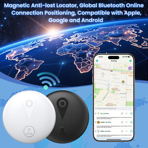 2 Pack GPS Tracker for Vehicles Work with Built-in 1