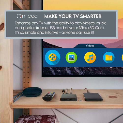 Micca 4K Ultra-HD Digital Media Player for USB Dri 1