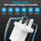 ANLINK 5V 2A 10W White USB Plug Adapter, UK Charge 5