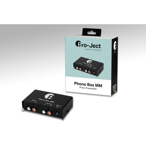 Pro-Ject Phono Box MM, Phono preamplifier with met 2