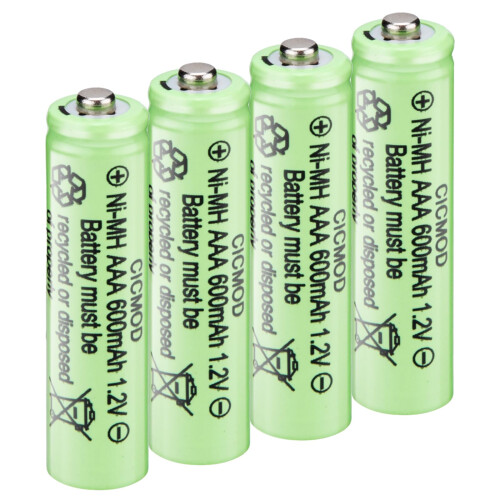 CICMOD AAA Rechargeable Batteries Ni-MH Solar Ligh