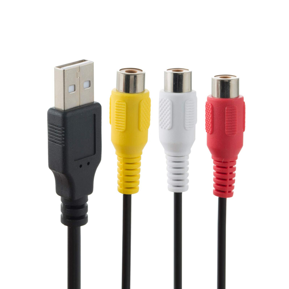 Photos - Cable (video, audio, USB) baolongking USB to 3RCA Cable, USB Male to 3 RCA M