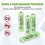 CICMOD AAA Rechargeable Batteries Ni-MH Solar Ligh 5