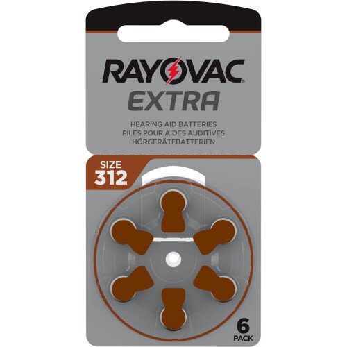 60 x Rayovac Extra Mercury Free Hearing Aid Batter 1