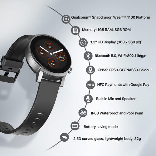Ticwatch E3 Smartwatch for Men Wear OS from Google 1