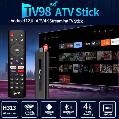 Android TV Stick 4K Mini Smart Tv box DDR4 2GB RAM 1