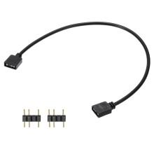 sourcing map ARGB Extension Cable, 5V 12" 3 Pin 1