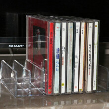 AUXPhome Clear Acrylic DVD/CD Storage Box CD Holde