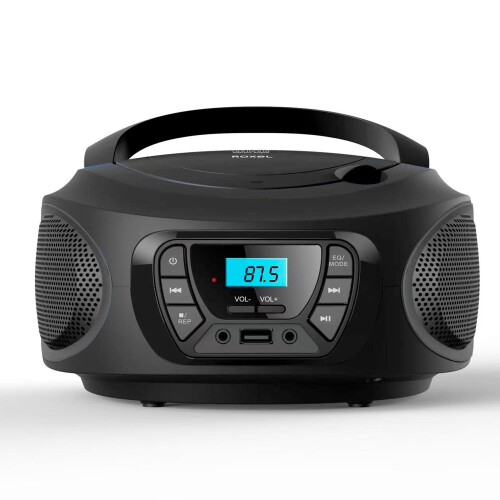 Roxel Roxel RCD-S50BT Portable Boombox CD Player with FM 1