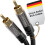KabelDirekt – 7.5m – RCA/phono subwoofer lead cabl 1