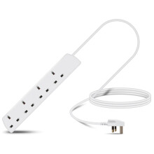 Eagle Four Gang Mains Power 13A Extension Socket t
