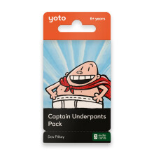 Yoto Captain Underpants Pack - 3 Kids Audiobook Ca