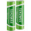 3.7V Rechargeable Battery Flat Top 2 Pack, 3000mAh 1