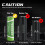 3.7V Rechargeable Battery Flat Top 2 Pack, 3000mAh 2