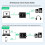 COOIDEA 3.5mm Stereo Audio Switcher - Support 1 In 2