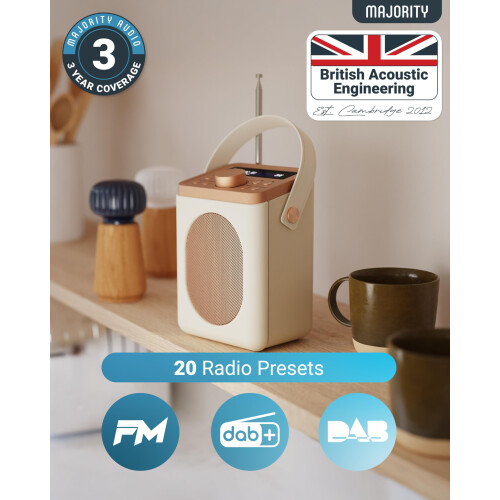 Portable DAB+ Radio with Bluetooth | 15 Hour Batte 2
