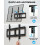 HOME VISION Ultra Slim Fixed TV Wall Mount Bracket 4