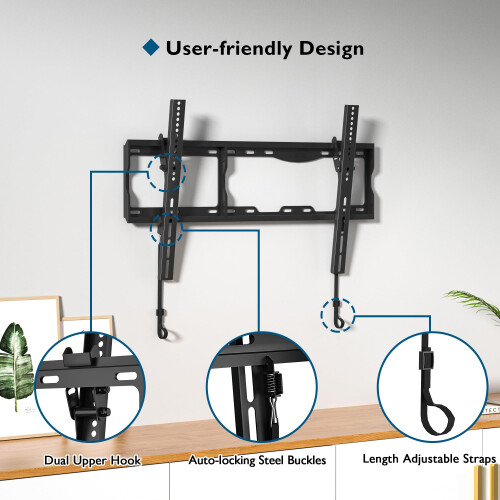 BONTEC TV Wall Bracket for 17-86 inch LED LCD OLED 1