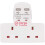 Status STATUS 2 Way Socket | 2 USB Port Cable Free Socket | S2W2USBCFS12 1