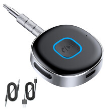 Car Bluetooth AUX Adapter, Bluetooth 5.4 Receiver