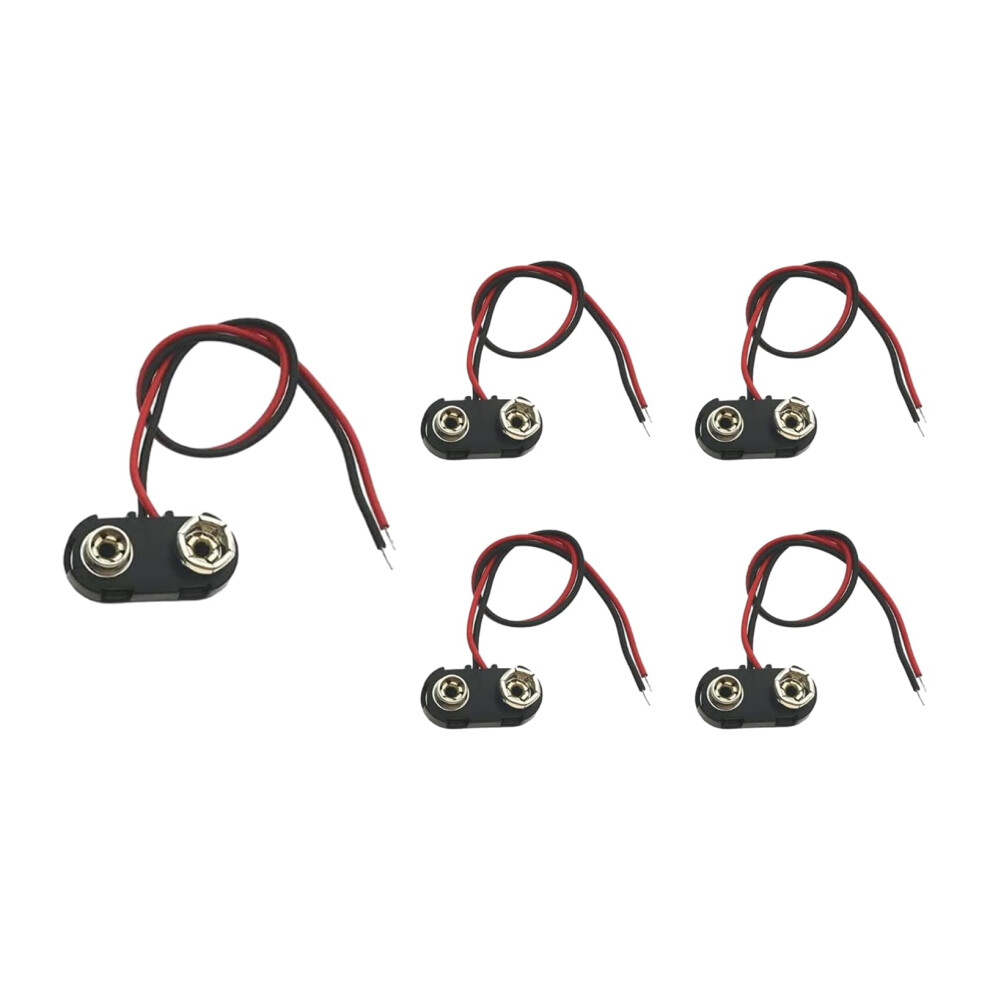 5Pcs 9V Battery Snap Connector,Pp3 Battery Snap Co 39228321