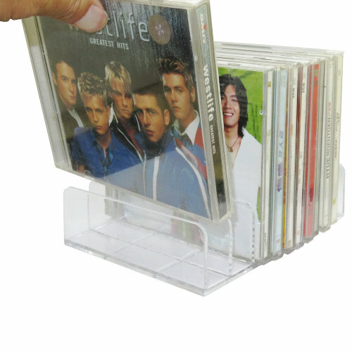 Pmsanzay DVD Storage Box - Clear Acrylic - Stackab