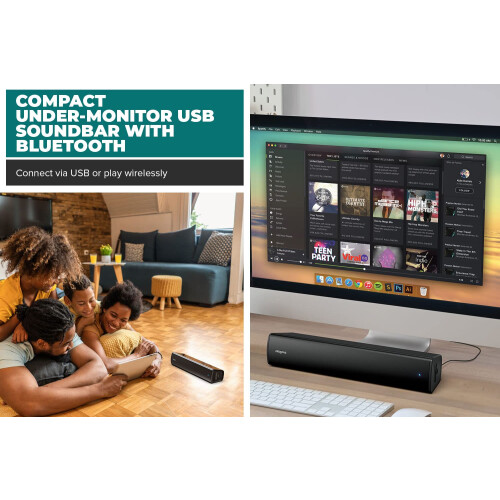 CREATIVE - Stage Air V2 Compact Under-monitor Soun 1