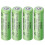 CICMOD AA Rechargeable Solar Light Batteries 4 Pac 1