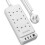 AICODE 6 Way Extension Lead with 4 USB Slots(1 USB 1