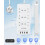 AICODE 6 Way Extension Lead with 4 USB Slots(1 USB 6