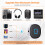 Car Bluetooth AUX Adapter, Bluetooth 5.4 Receiver 4