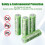 CICMOD AA Rechargeable Solar Light Batteries 4 Pac 5