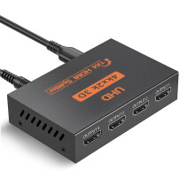 L'Puluva HDMI Splitter 1 in 4 out, 4K Splitter for